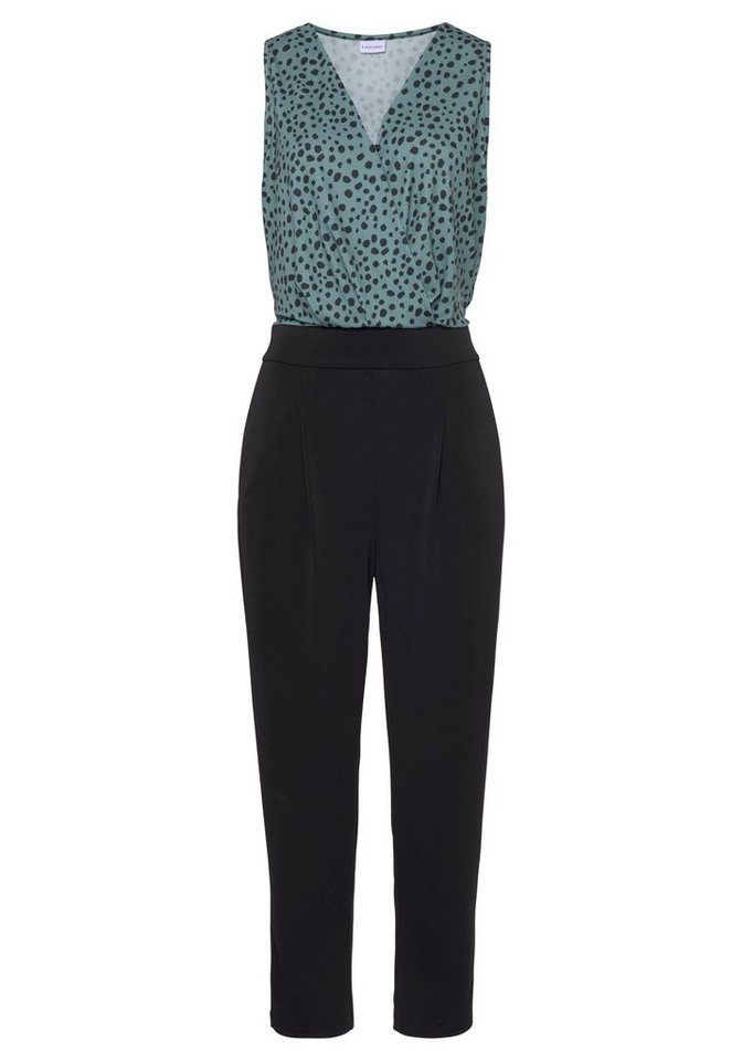 LASCANA Overall mit überlappendem Oberteil, eleganter Jumpsuit, Business-Look – Bild 2 von 5