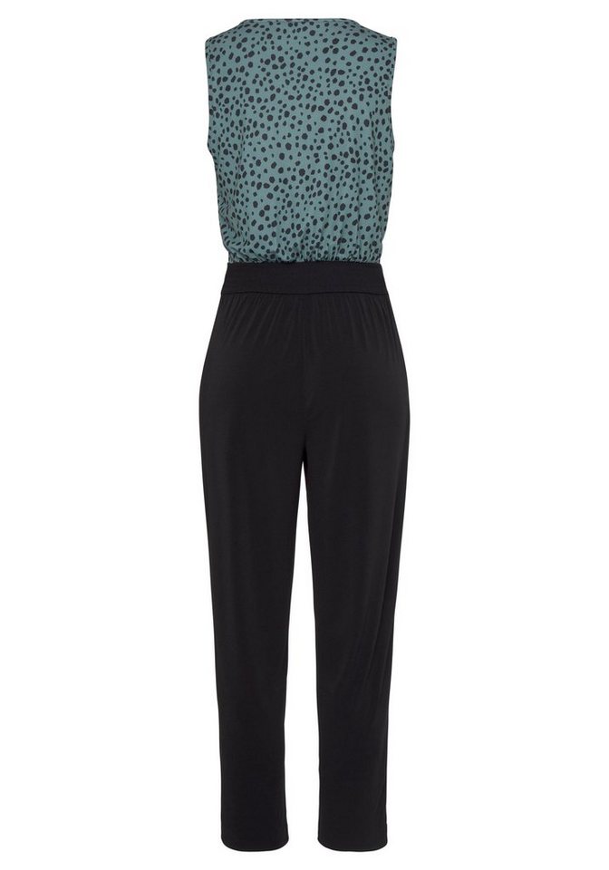 LASCANA Overall mit überlappendem Oberteil, eleganter Jumpsuit, Business-Look – Bild 4 von 5