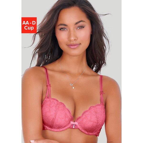 LASCANA Push-up-BH, BH mit Bügel, Spitzen-BH, als Dessous-Set kombinierbar, Nikoletta sexy Dessous, sexy Unterwäsche, Reizwäsche Damen