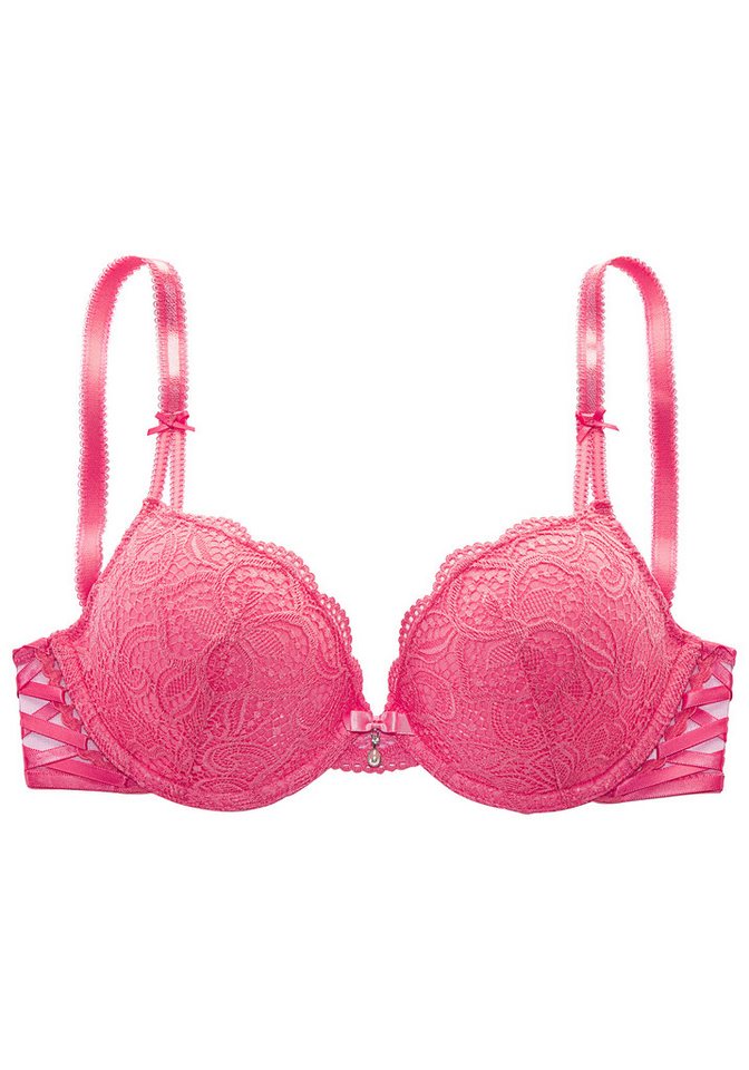 LASCANA Push-up-BH, BH mit Bügel, Spitzen-BH, als Dessous-Set kombinierbar, Nikoletta sexy Dessous, sexy Unterwäsche, Reizwäsche Damen – Bild 2 von 5
