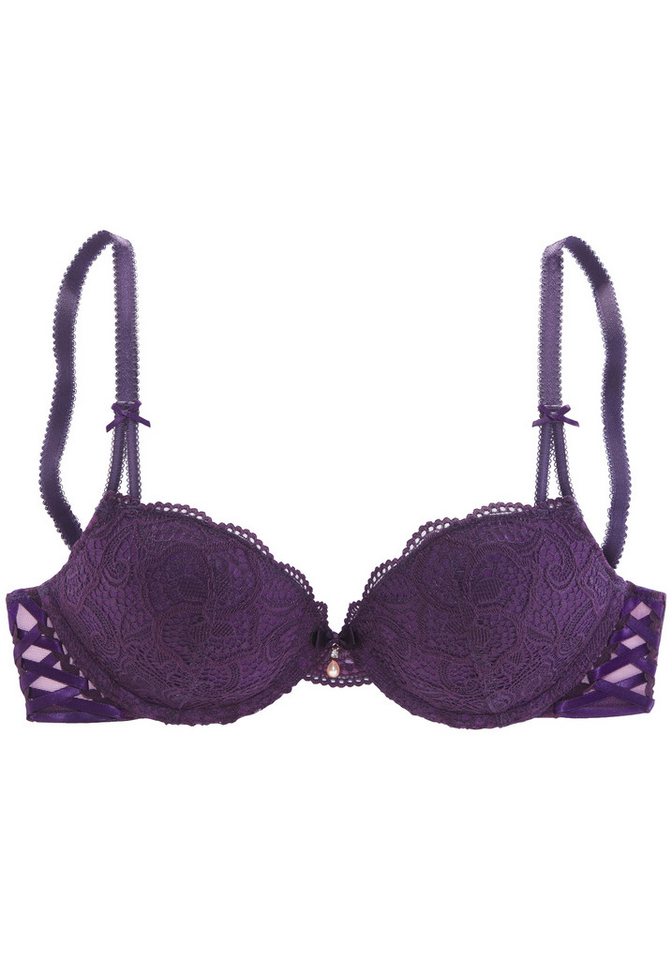 LASCANA Push-up-BH, BH mit Bügel, Spitzen-BH, als Dessous-Set kombinierbar, Nikoletta sexy Dessous, sexy Unterwäsche, Reizwäsche Damen – Bild 2 von 5