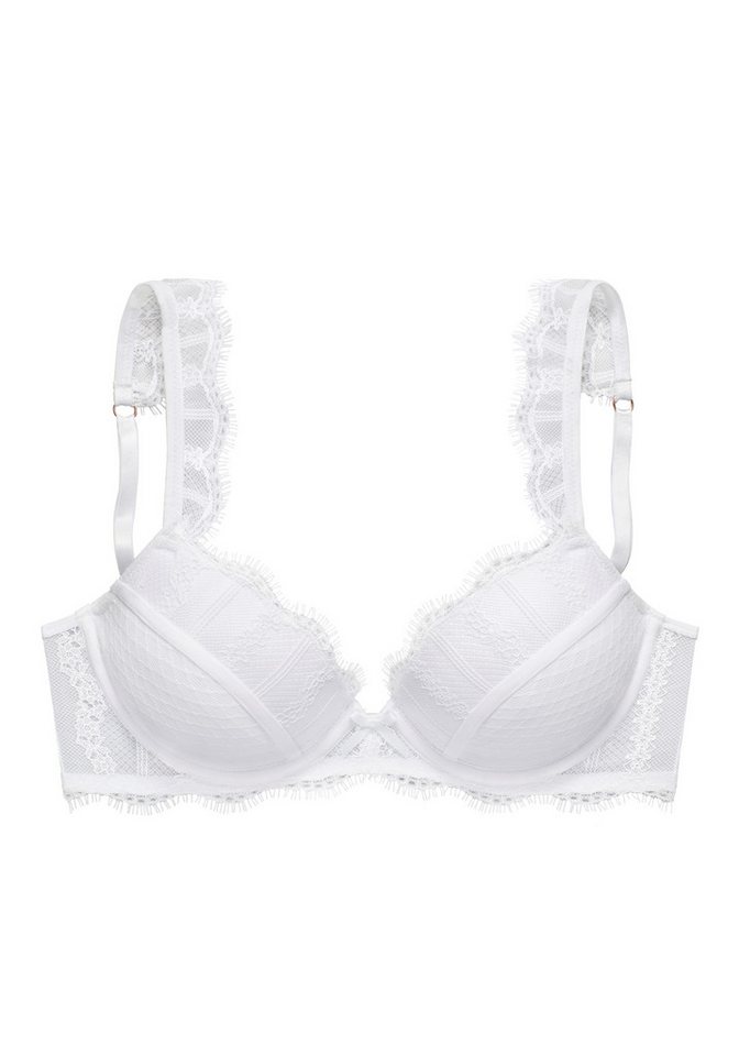 LASCANA Push-up-BH, BH mit Bügel, Spitzen-BH, als Dessous-Set kombinierbar sexy Unterwäsche, sexy Dessous Damen – Bild 2 von 4