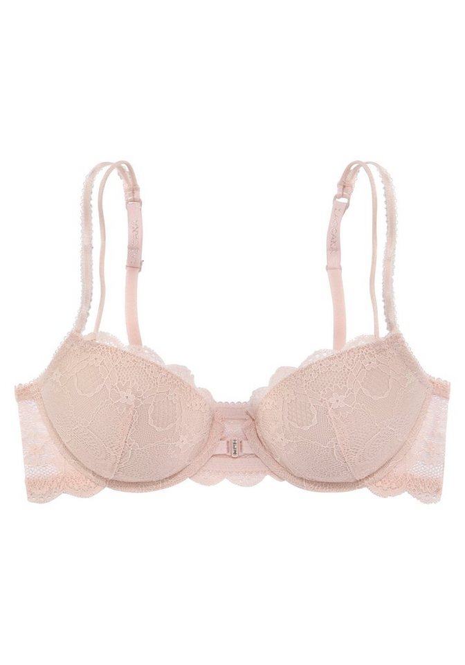 LASCANA Push-up-BH, BH mit Bügel, Spitzen-BH mit praktischem Vorderverschluss, sexy Unterwäsche, sexy Dessous – Bild 2 von 5
