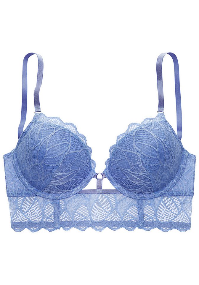 LASCANA Push-up-BH, BH mit Bügel, in Bustier Form, als Dessous-Set kombinierbar sexy Unterwäsche, sexy Dessous, Reizwäsche Damen – Bild 2 von 5