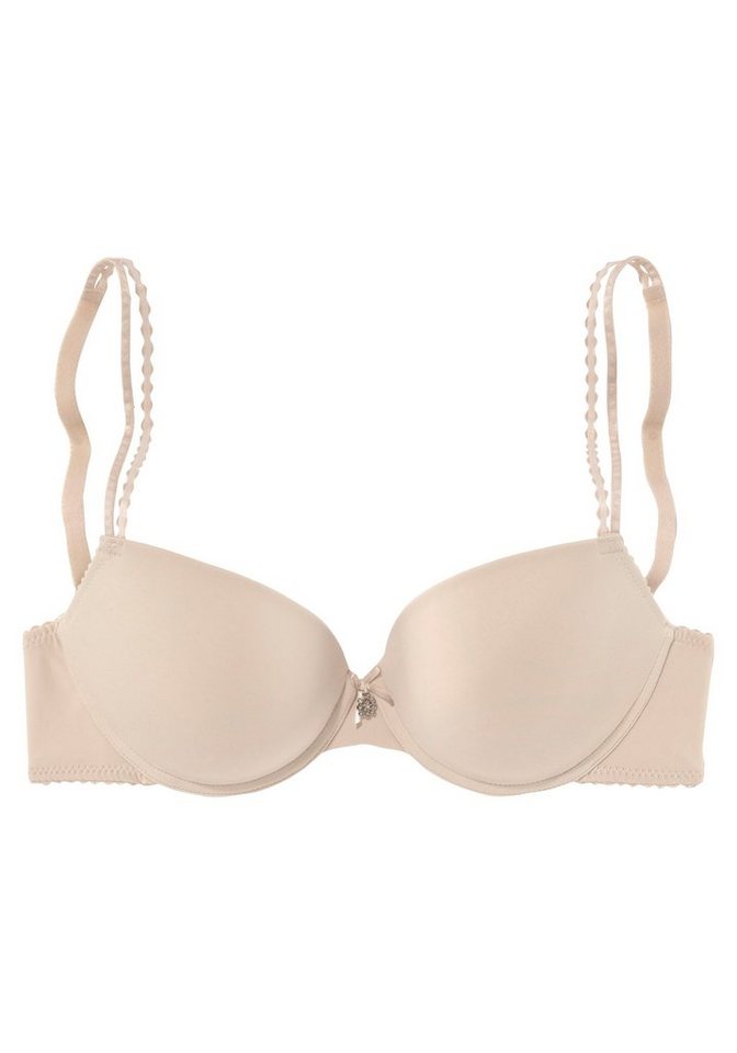 LASCANA Push-up-BH, BH mit Bügel, Schalen-BH mit Spaghettiträgern, Dessous – Bild 2 von 5