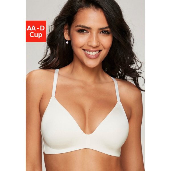LASCANA Push-up-BH, BH ohne Bügel, T-Shirt-BH, bügelloser BH bequemer BH - auch in großen Größen