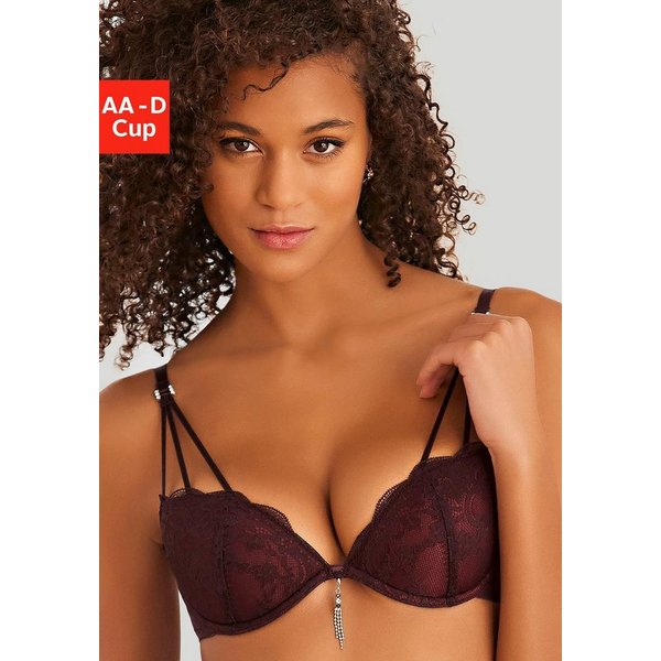 LASCANA Push-up-BH, BH mit Bügel, Spitzen-BH, als Dessous-Set kombinierbar sexy Unterwäsche, sexy Dessous, Reizwäsche Damen