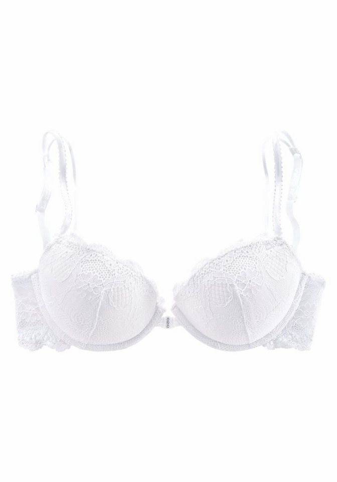 LASCANA Push-up-BH, BH mit Bügel, Spitzen-BH mit praktischem Vorderverschluss, sexy Unterwäsche, sexy Dessous – Bild 2 von 5
