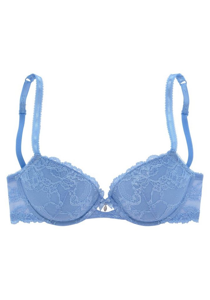 LASCANA Push-up-BH, BH mit Bügel, Spitzen-BH mit herausnehmbaren Kissen, sexy Dessous – Bild 2 von 5