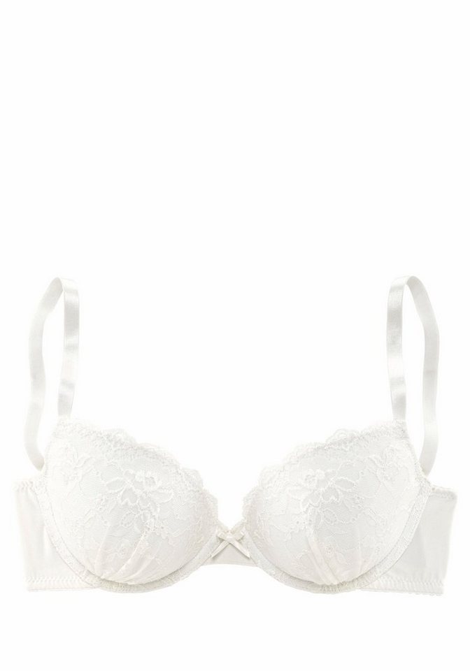 LASCANA Push-up-BH, BH mit Bügel, Schalen-BH, Nina mit Spitze & herausnehmbaren Kissen, als Dessous-Set kombinierbar – Bild 2 von 5
