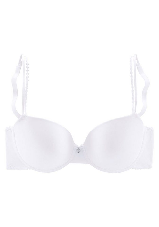 LASCANA Push-up-BH, BH mit Bügel, Schalen-BH mit Spaghettiträgern, Dessous – Bild 2 von 5