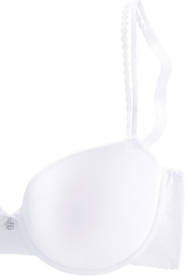 LASCANA Push-up-BH, BH mit Bügel, Schalen-BH mit Spaghettiträgern, Dessous – Bild 3 von 5