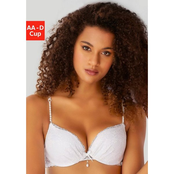 LASCANA Push-up-BH mit einzigartigen Kunstperlen-Details, sexy Dessous