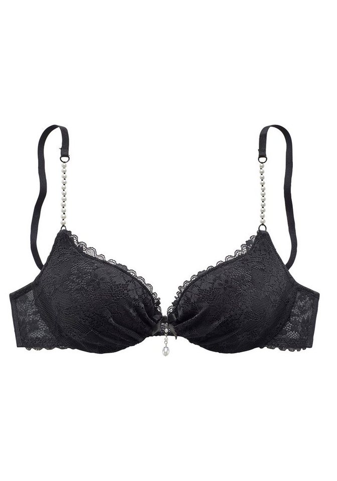 LASCANA Push-up-BH mit einzigartigen Kunstperlen-Details, sexy Dessous – Bild 2 von 5