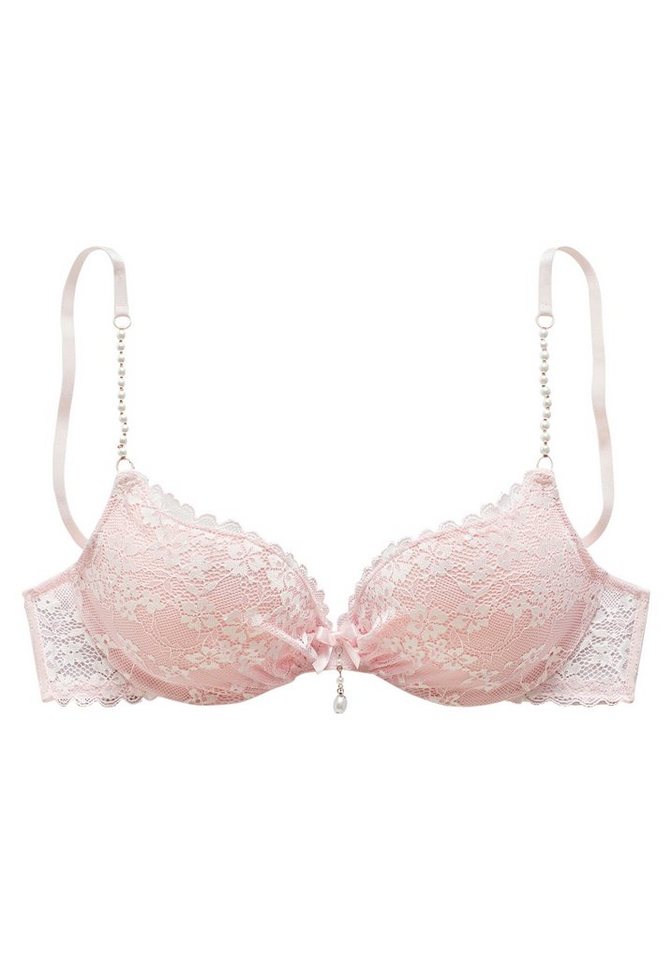 LASCANA Push-up-BH mit einzigartigen Kunstperlen-Details, sexy Dessous – Bild 2 von 5