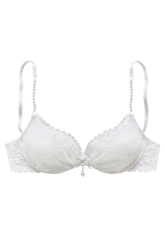 LASCANA Push-up-BH mit einzigartigen Kunstperlen-Details, sexy Dessous – Bild 2 von 5