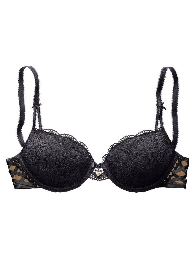 LASCANA Push-up-BH, BH mit Bügel, Spitzen-BH, als Dessous-Set kombinierbar, Nikoletta sexy Dessous, sexy Unterwäsche, Reizwäsche Damen – Bild 2 von 4