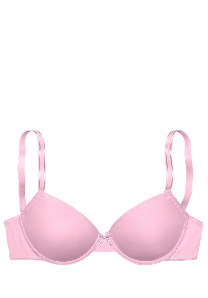 LASCANA Push-up-BH perfect basic mit Bügel und herausnehmbaren Vollschalen, bequemer BH – Bild 2 von 4