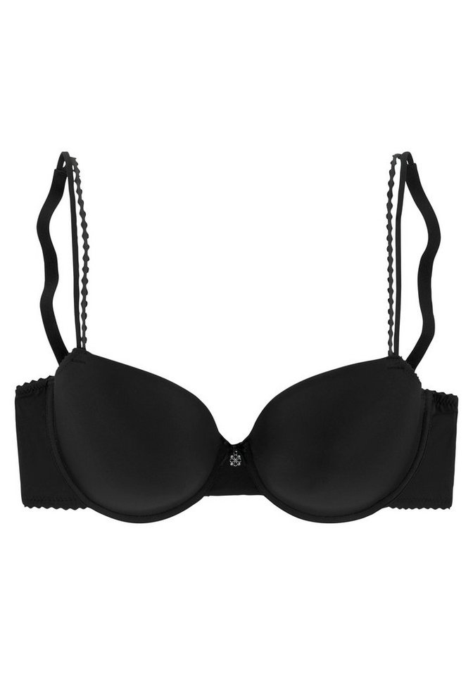 LASCANA Push-up-BH, BH mit Bügel, Schalen-BH mit Spaghettiträgern, Dessous – Bild 2 von 5