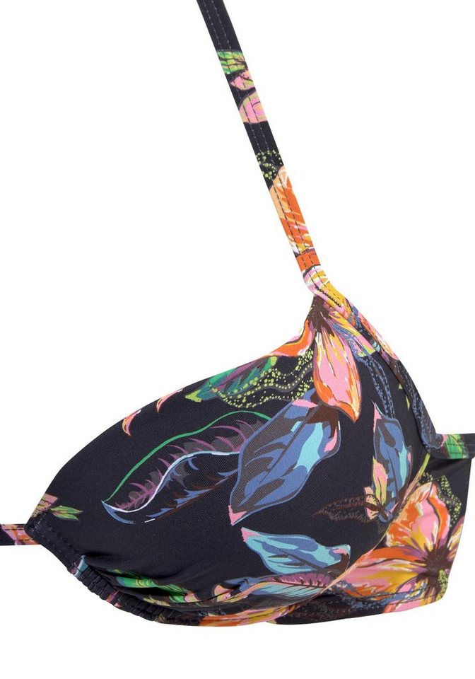 LASCANA Push-Up-Bikini-Top Malia, mit tropischem Print – Bild 3 von 5