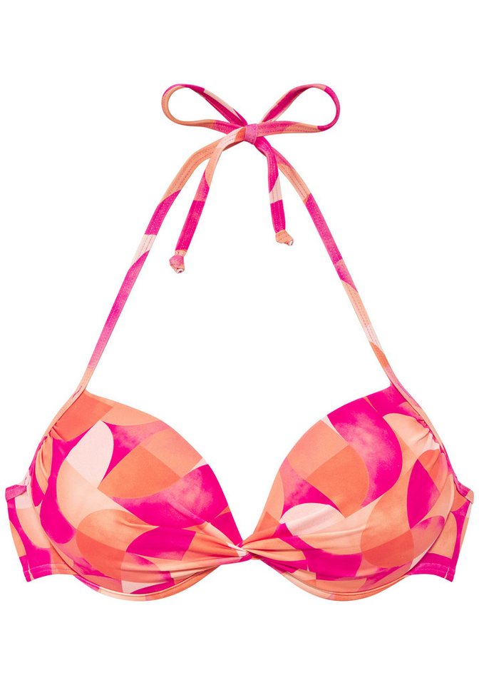 LASCANA Push-Up-Bikini-Top Tilly, mit modernem Allover-Print – Bild 2 von 4
