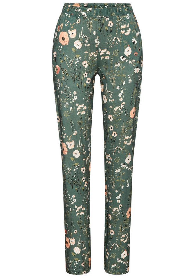 LASCANA Pyjama (Set, 2 tlg) mit schönem Blumenmuster – Bild 4 von 5