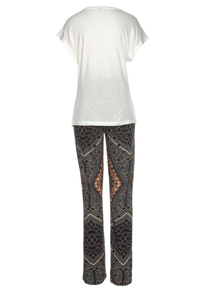 LASCANA Pyjama (Set, 2 tlg) im Ethno-Design – Bild 3 von 5