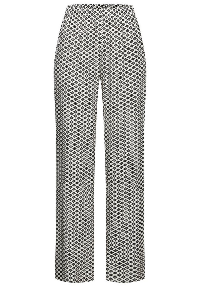 LASCANA Pyjamahose mit edlem Allover-Muster – Bild 2 von 5
