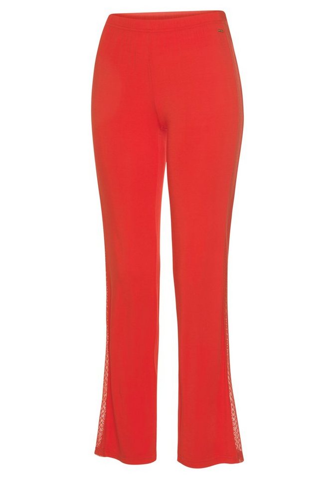 LASCANA Pyjamahose mit Spitzeneinsätzen – Bild 2 von 5