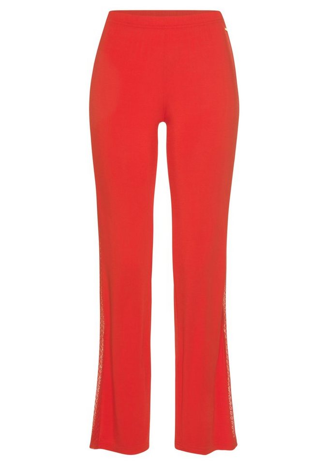 LASCANA Pyjamahose mit Spitzeneinsätzen – Bild 4 von 5