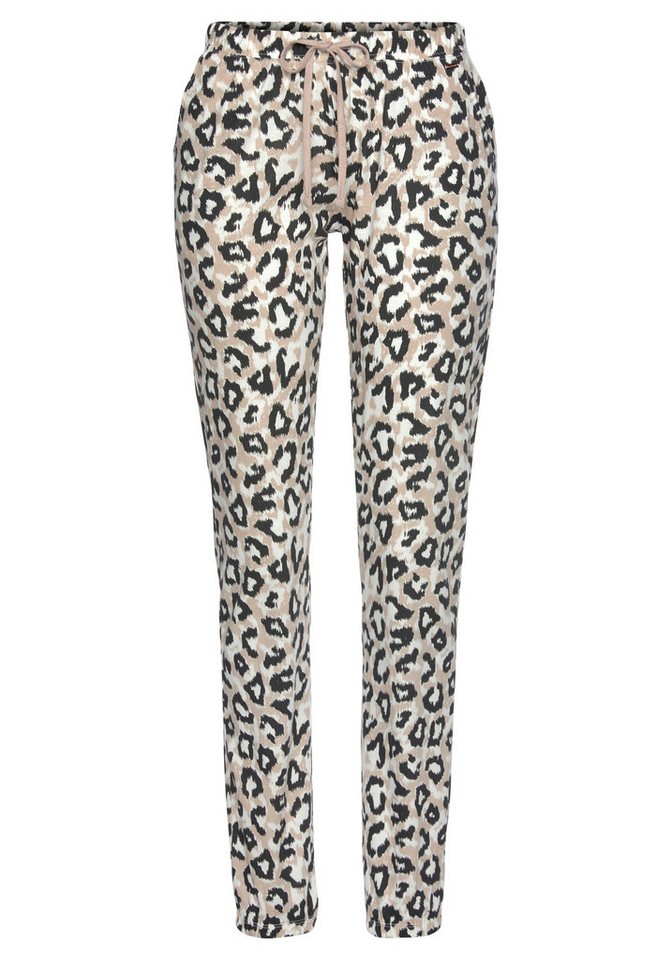 LASCANA Pyjamahose Uni oder mit tollem Animal-Print – Bild 2 von 5