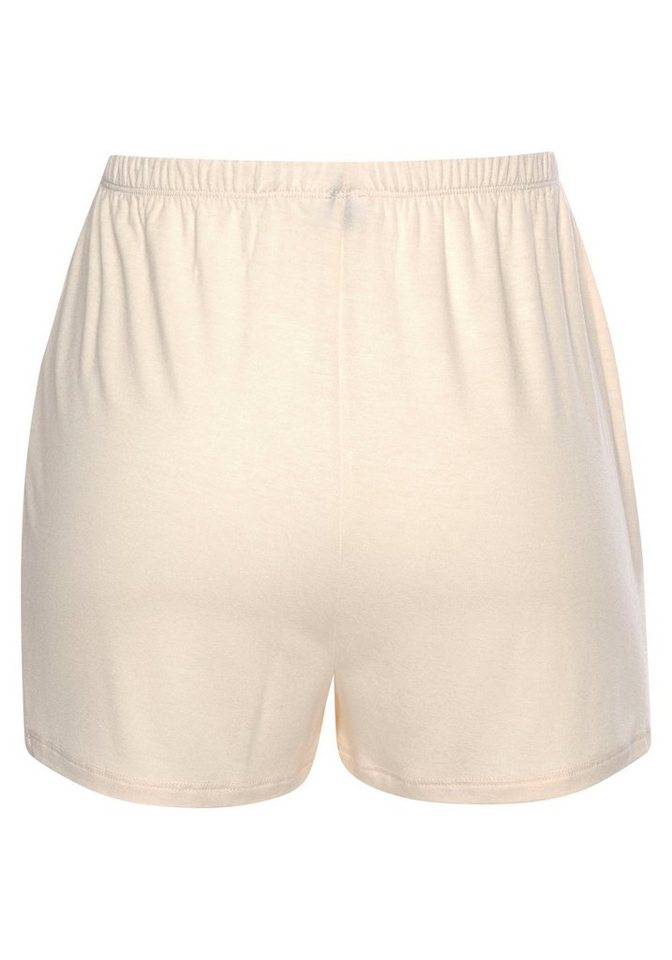 LASCANA Pyjamashorts mit edlen Spitzendetails – Bild 4 von 5