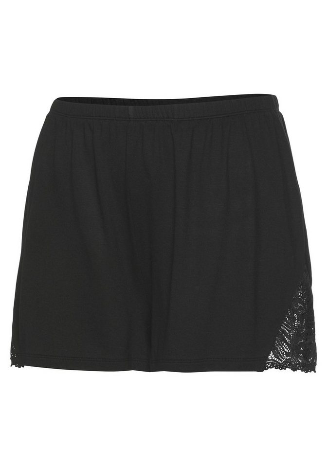 LASCANA Pyjamashorts mit edlen Spitzendetails – Bild 5 von 5