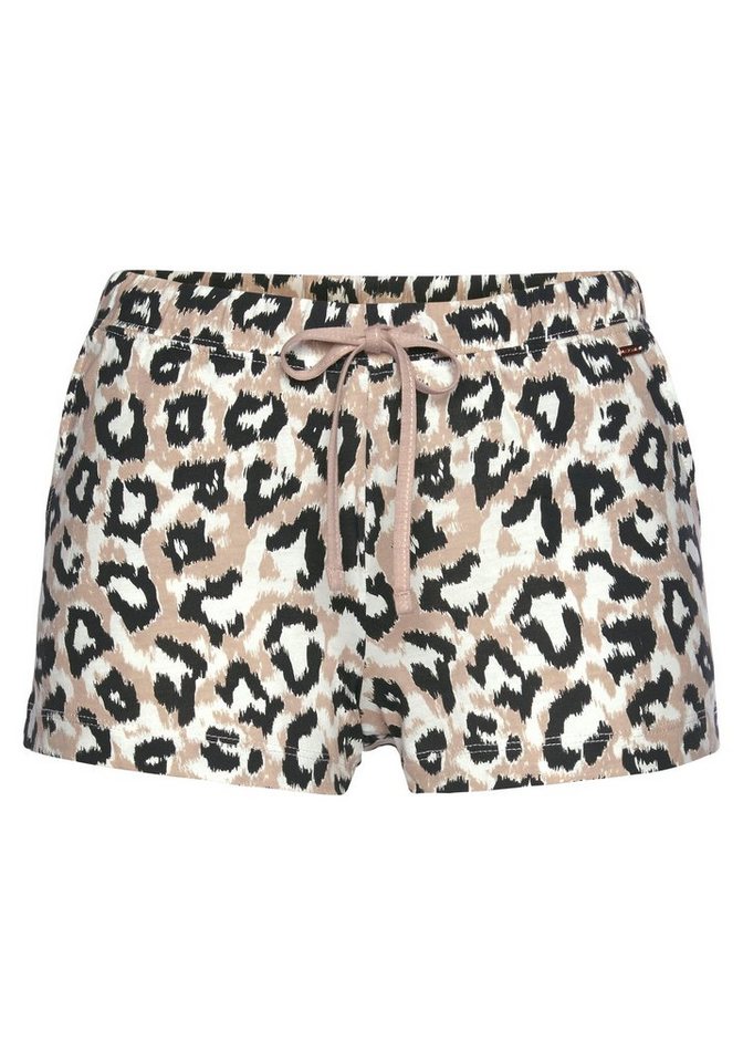 LASCANA Pyjamashorts Uni oder mit schönem Animal-Print – Bild 2 von 5