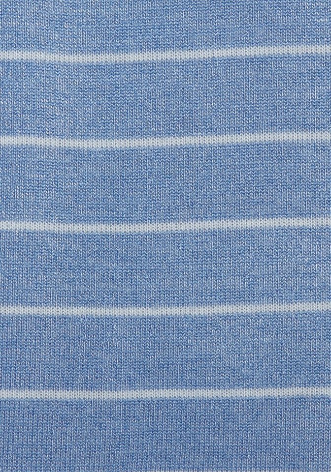 LASCANA Rundhalsshirt aus elastischem Feinstrick mit Viskose – Bild 4 von 5