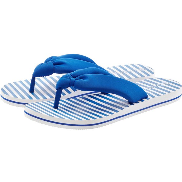 LASCANA Sandale, Badeschuh, Pantolette, Badelatsche, Flip Flop, Sommerschuh, Badezehentrenner Zehentrenner ultraleicht mit softem Band VEGAN