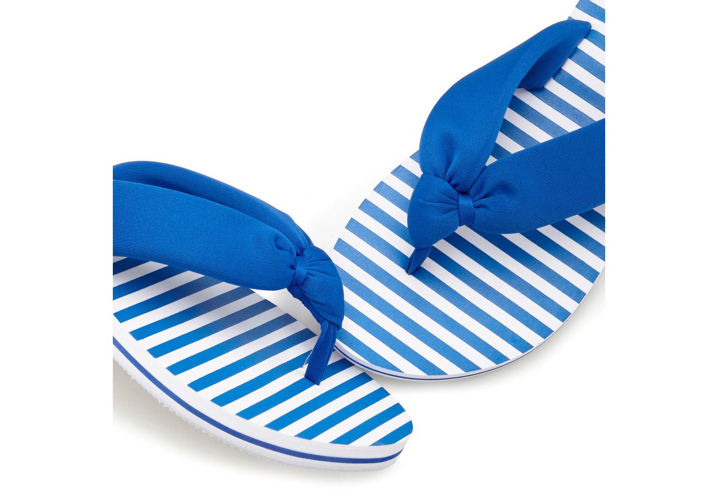 LASCANA Sandale, Badeschuh, Pantolette, Badelatsche, Flip Flop, Sommerschuh, Badezehentrenner Zehentrenner ultraleicht mit softem Band VEGAN – Bild 4 von 5