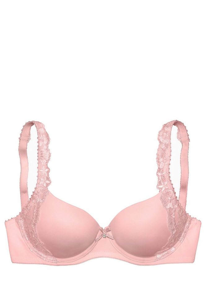LASCANA Schalen-BH, BH mit Bügel, Dirndl-BH, Wanda mit seitlicher Stickerei Spitze, als Dessous-Set kombinierbar – Bild 2 von 5