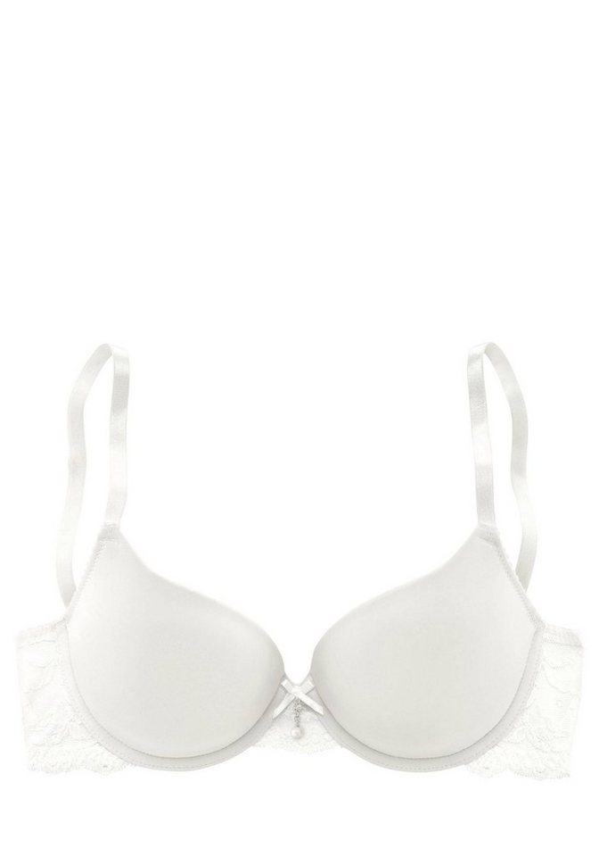 LASCANA Schalen-BH, BH mit Bügel, Nina mit nahtlosen Cups und Spitze, als Dessous-Set kombinierbar – Bild 2 von 5