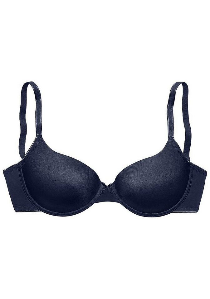 LASCANA Schalen-BH, T-Shirt-BH, Bügel-BH, Ela - perfect basic aus seidiger Microfaser, bequemer BH, große Größen – Bild 2 von 5