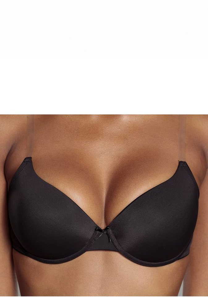 LASCANA Schalen-BH, T-Shirt-BH, Dirndl-BH, Ela mit transparenten Trägern, mit Bügel, Sommer, bequemer BH – Bild 5 von 5