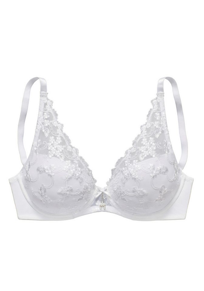 LASCANA Schalen-BH, Bügel-BH, Spitzen-BH, als Dessous-Set kombinierbar in High-Apex-Schnittform, große Größen, sexy Dessous Damen – Bild 2 von 5