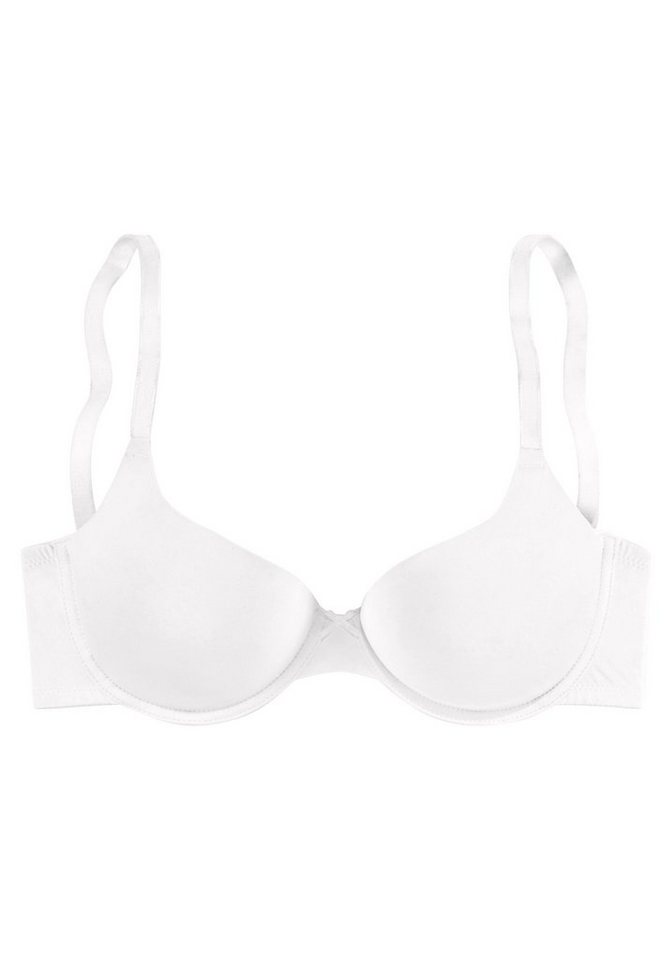 LASCANA Schalen-BH, T-Shirt-BH, BH mit Bügel, atmungsaktive Spacer-Schale mit seidiger Microfaser, bequemer BH – Bild 2 von 5