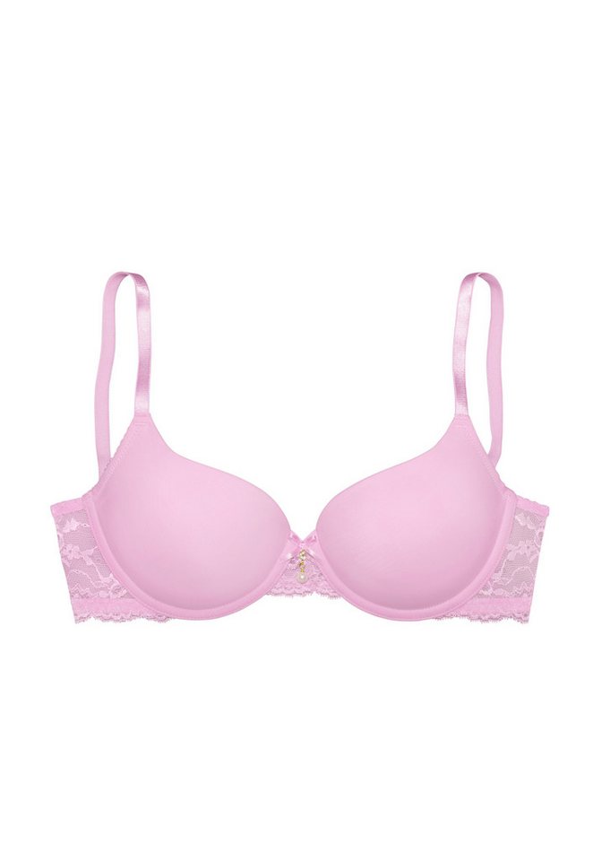LASCANA Schalen-BH, BH mit Bügel, Nina mit nahtlosen Cups und Spitze, als Dessous-Set kombinierbar – Bild 2 von 5
