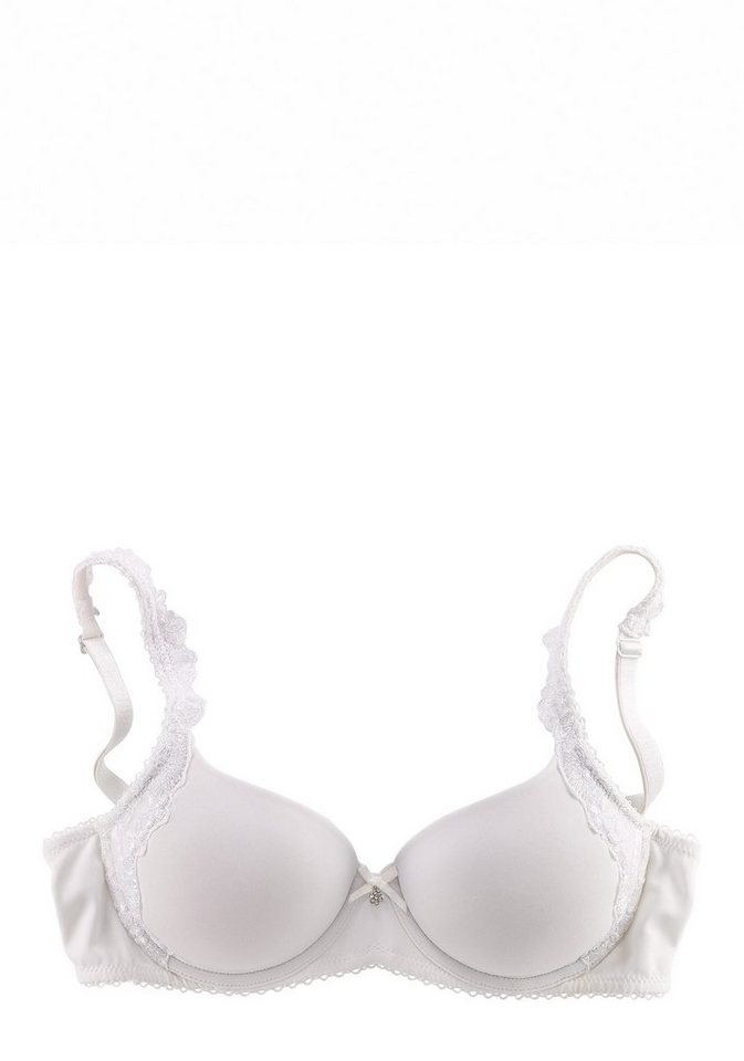 LASCANA Schalen-BH, BH mit Bügel, Dirndl-BH, Wanda mit seitlicher Stickerei Spitze, als Dessous-Set kombinierbar – Bild 2 von 5