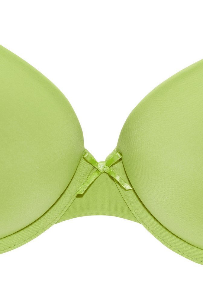 LASCANA Schalen-BH, T-Shirt-BH, Bügel-BH, Ela - perfect basic aus seidiger Microfaser, bequemer BH, große Größen – Bild 5 von 5