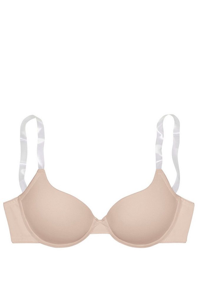 LASCANA Schalen-BH, T-Shirt-BH, Dirndl-BH, Ela mit transparenten Trägern, mit Bügel, Sommer, bequemer BH – Bild 2 von 5