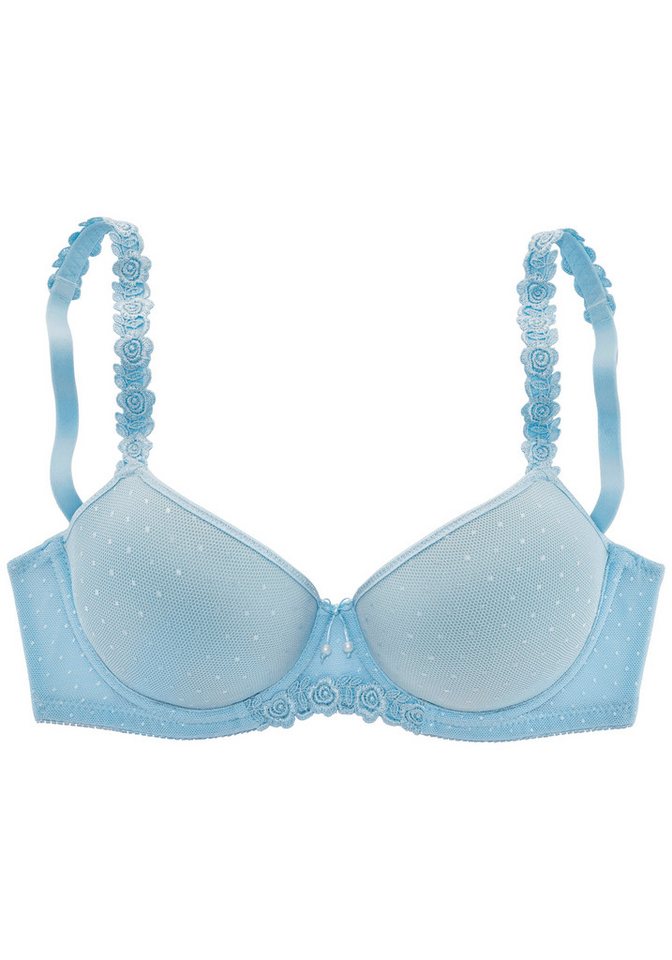 LASCANA Schalen-BH, Dirndl-BH, Bügel-BH mit verzierten Trägern, Dessous – Bild 2 von 5