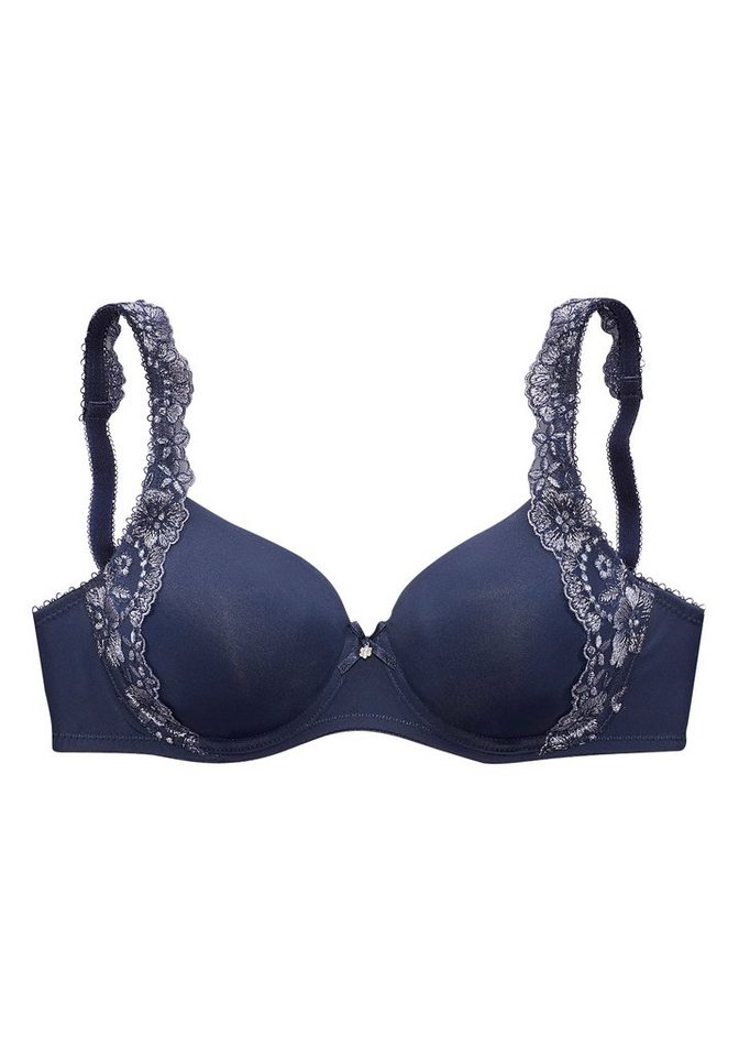 LASCANA Schalen-BH, BH mit Bügel, Dirndl-BH, Wanda mit seitlicher Stickerei Spitze, als Dessous-Set kombinierbar – Bild 2 von 5