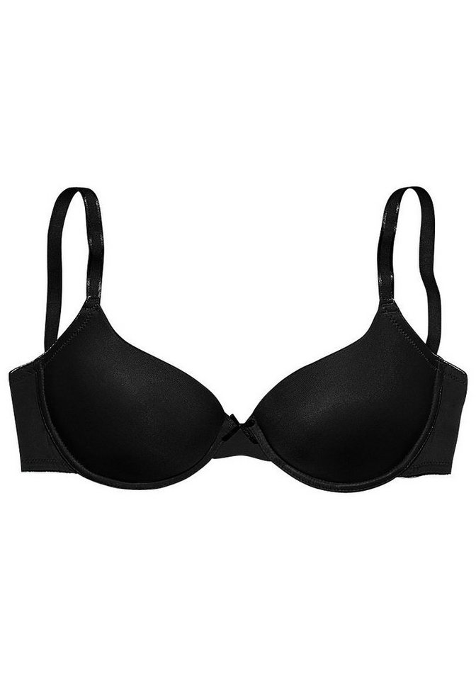 LASCANA Schalen-BH, T-Shirt-BH, Bügel-BH, Ela - perfect basic aus seidiger Microfaser, bequemer BH, große Größen – Bild 2 von 5